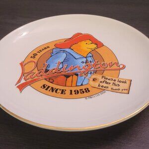 2003 Paddington Bear Reutter Porzellan Porcelain 7" Collectible Plate Germany EC